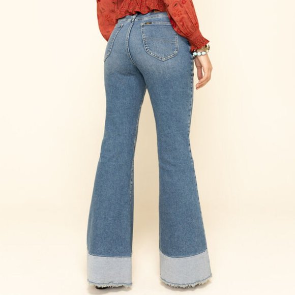 Lee Vintage Modern Bell Bottom Flare Jeans - Picture 7 of 14